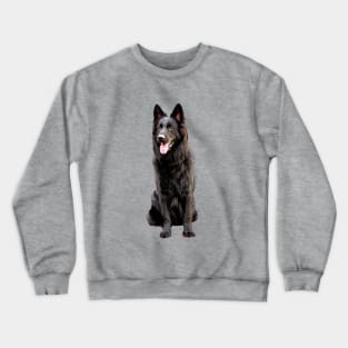 German Shepherd Black Dog Crewneck Sweatshirt